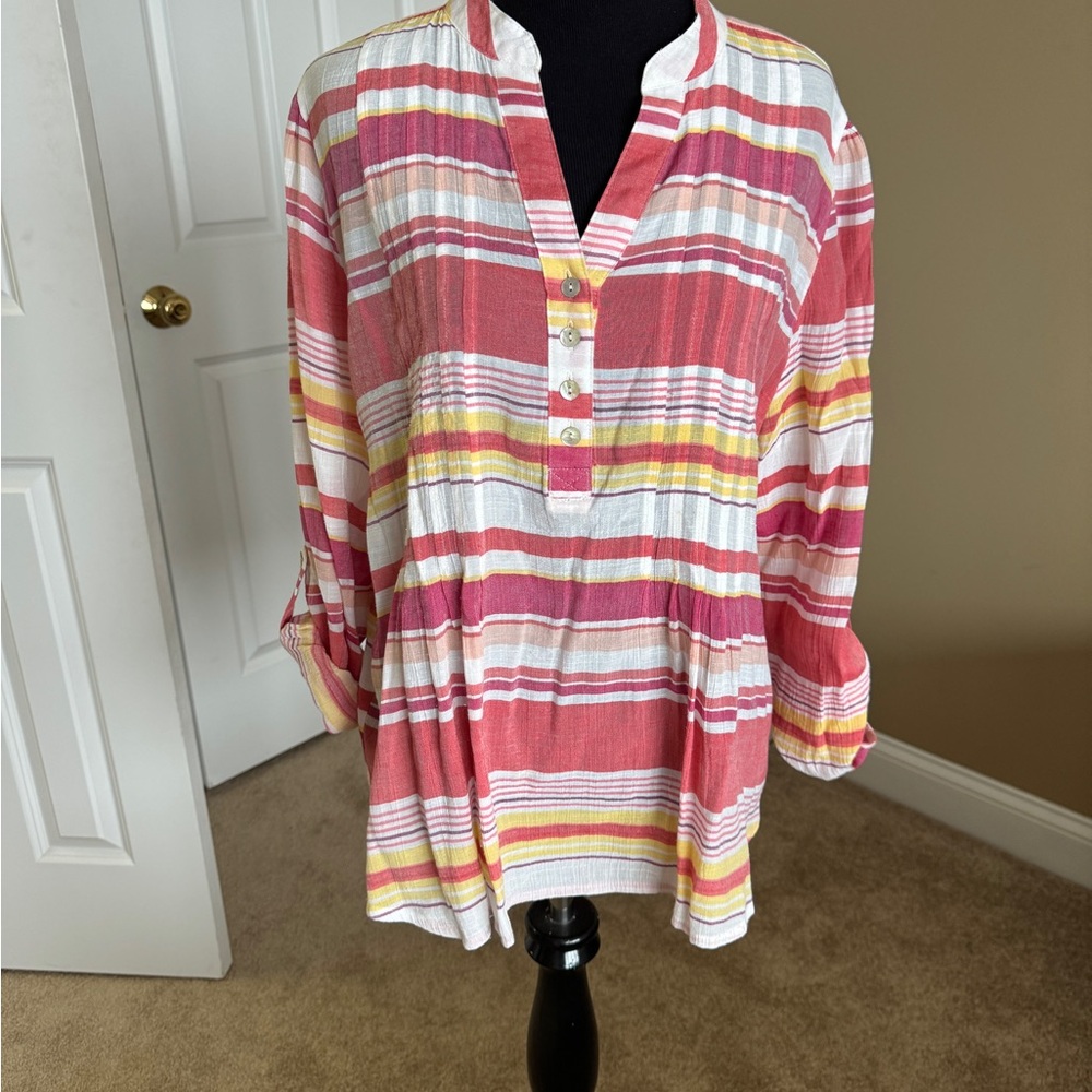 Striped Multicolor Women's Top